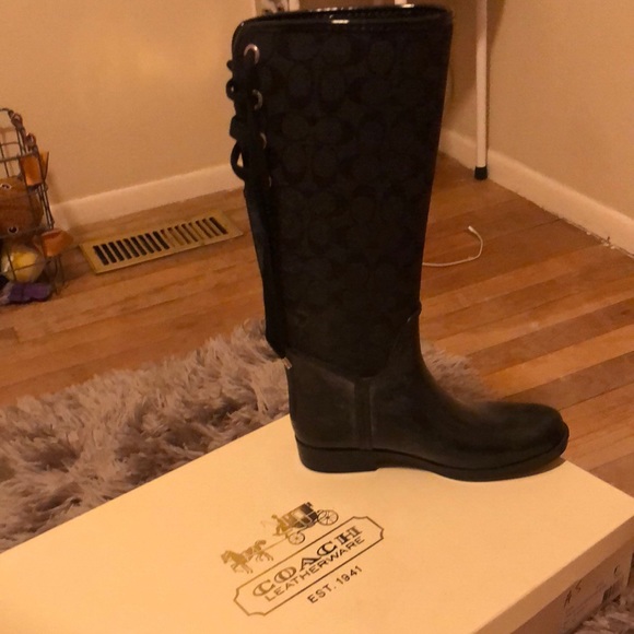 Coach rain boots - Picture 2 of 4